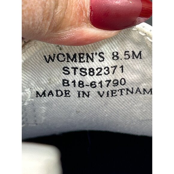 Sperry Top-Sider STS82371 Crest Vibe Women's White Sneakers 8.5 All Leather - Picture 8 of 10